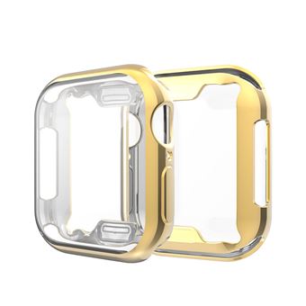 Capa de Silicone HSMY para Apple Watch Series 6 / SE | 40 mm - Dourado - 2 Peças - 1