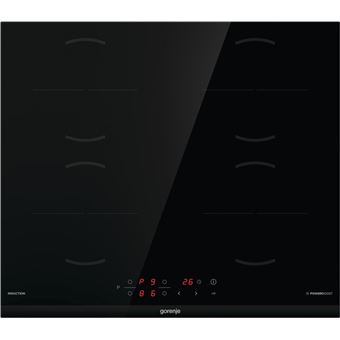 Placa de Indução Gorenje GI6401BCE | Elétrica | 59 cm | 4 Zonas | Preto - 1
