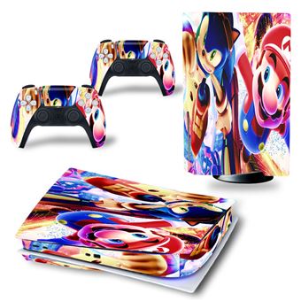Autocolantes de Proteção HSMY para Consola Sony PS5 Edition Standard - Super Mario -TN-PS5Disk-0316 - 1