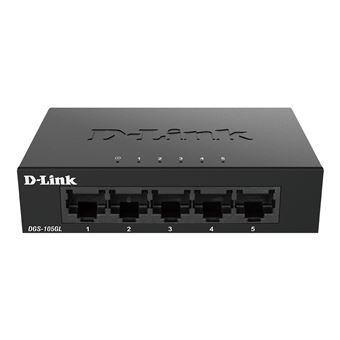Switch de Rede D-Link DGS-105GL | Preto - 1