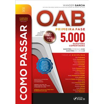 Como Passar Na Oab 2026 - 1a Fase - 5.000 Questões Comentadas 22a Ed - 1