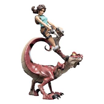 Figura Weta Mini Epics Tomb Raider - Lara Croft Vs Raptor - 1