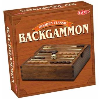 Wooden Classic Backgammon 14026 Tactic Games - 1