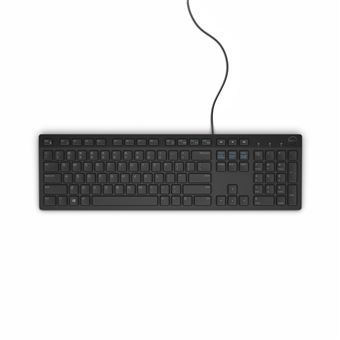 Teclado com Fios DELL Teclado com fios — KB216 - estoniano (QWERTY) - preto | Idioma: Estónio | Preto - 1