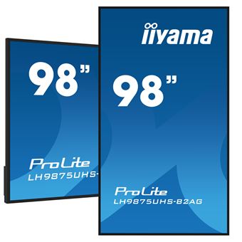 Ecrã de Sinalização iiyama LH9875UHS-B2AG | LED | 4K UHD | 97,5'' - 1