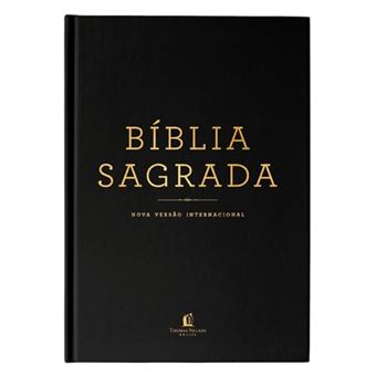 Bíblia Nvi, Capa Dura, Preta, Econômica, Clássica - 1