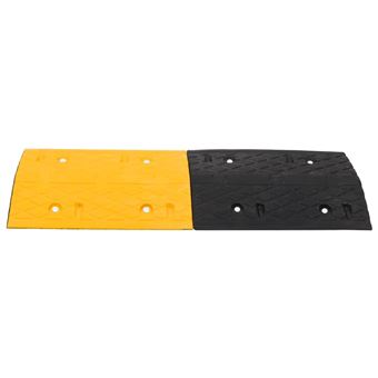 Lomba Redutora de velocidade vidaXL | 97x32,5x4cm | borracha preto/amarelo - 1