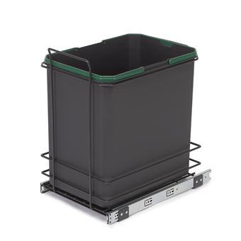 Balde do lixo de reciclagem Emuca Recycle 35 L para cozinha | fixação inferior e arrancamento manual | 1 un - 1