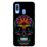 Capa Hapdey para Samsung Galaxy A40 2019 Design Caveira Dia dos Mortos em Silicone Flexível e TPU Preto_0