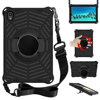 Capa e TPU Textura de teia de aranha, à Prova de Choque, Suporte, EVA com Alça de ombro preta Magunivers para Lenovo Tab P11 TB-J606F 11 inch - 1