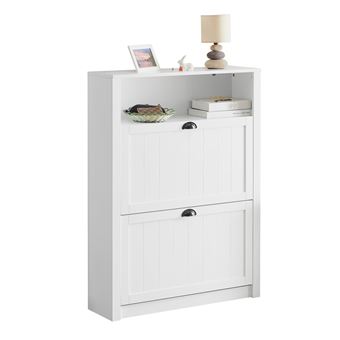 Sapateira SoBuy FSR87-W | 80 x 24 x 110 cm - 1