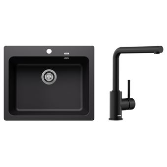 Lava-Loiça BLANCO NAYA 6 & MILA | 1 Cuba | Preto - 1