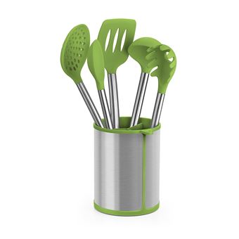 Conjunto de Utensílios de Cozinha BRA A197011 | Verde, Aço inoxidável - 1