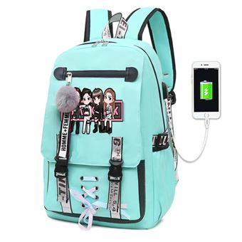 Mochila Escolar DreamWorks | BlackPink | 30 x 16 x 47 cm | Verde 3594 - 1