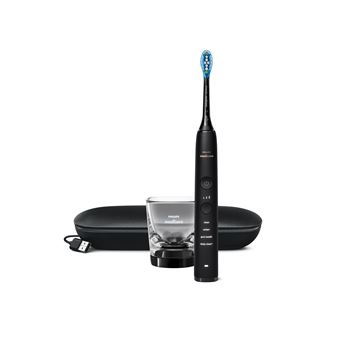 Escova de Dentes Elétrica Philips Sonicare DiamondClean DiamondClean 9000 HX9911 Escova de dentes recarregável | Preto - 1
