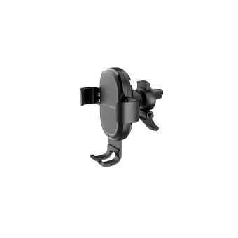 RealPower FreeCharge-10 Car Telemóveis/smartphone, Navigator, Tablet/UMPC Preto Suporte ativo para telemóvel
