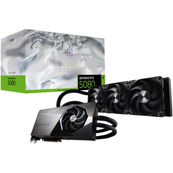Placa de Vídeo MSI SUPRIM GEFORCE RTX 5080 16G LIQUID SOC | Preto - 1