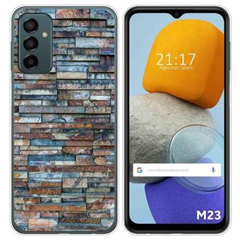 Capa Tumundosmartphone Silicone para Samsung Galaxy M23 5G Brick design 05 Desenhos - 1