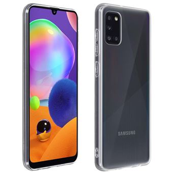 Capa Avizar para Samsung Galaxy A31 em Silicone Flexível Ultrafino Transparente - Transparente - 1
