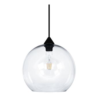 Candeeiro Suspensão Tosel Globo | 30 cm | 1 Luzes - Preto - 1