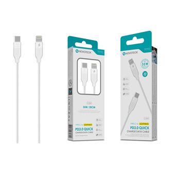 Mini Cabo PD Type-C to Lightning NOVOTECK S-064 | 27W - 1