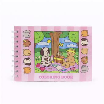 Livro de Colorir Capa Brilhante Bobbie Goods BZ-01 Duplo Rosa - 1