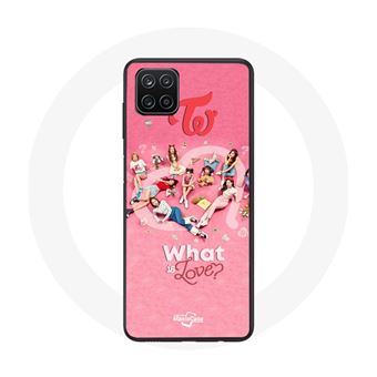 Capa Maniacase para Samsung Galaxy A12 Twice Logotipo Vermelho Anexar What Is Love - 1
