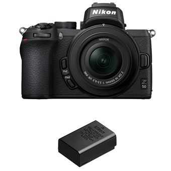 Máquina Fotográfica Nikon Z50 + 16-50mm f/3.5-6.3 VR + 1 Nikon EN-EL25 + PDF 15 técnicas para melhorar as suas fotografias - 1