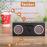 Coluna Deluxe YZSY Bluetooth Tambor Natural Bamboo Halma_1