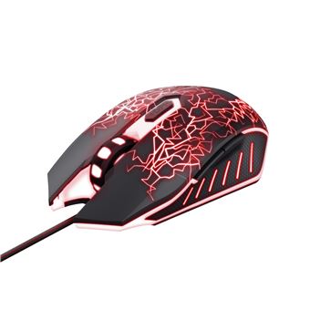 Rato Gaming com Fios Trust GXT 105X Izza | 4000 DPI | Preto - 1