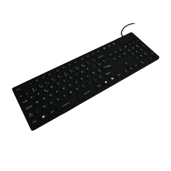 Teclado com Fios MCL ACK-729/N | Idioma: Francês | Preto - 1