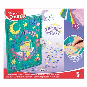 Diário com Cadeado - Mosaicos Secretos Maped Creativ 907057 - 1
