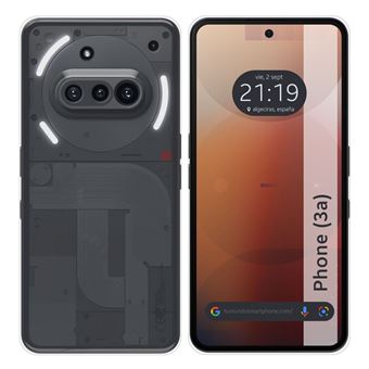 Capa Tumundosmartphone de silicone gel TPU Transparente para Nothing Phone 3a 5G - 1