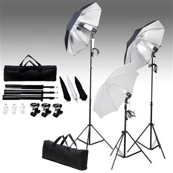 Kit de Estúdio Fotográfico vidaXL com conjunto de iluminação e fundo - 1