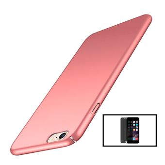 Kit G4M Película de Vidro Temperado Privacidade + Capa Rígida e Fina para Apple iPhone SE 2022 - Rosa - 1