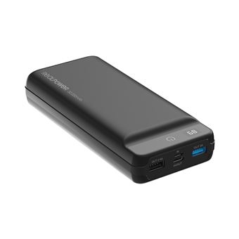 Power Bank RealPower PB-30k PD | 30000 mAh | Preto - 1