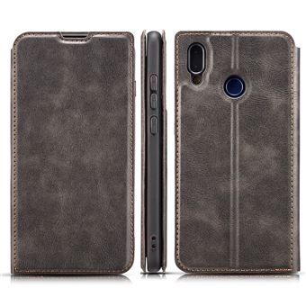 Capa Magunivers de PU Flip Ultra-Fino com Porta-Cartão Preto para Samsung Galaxy A20E/A10E