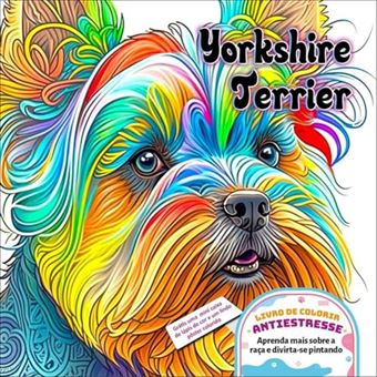 Yorkshire Terrier - Livro De Colorir Antiestresse - 1