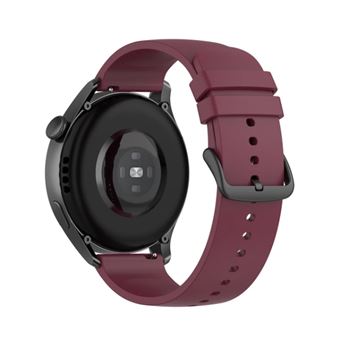Bracelete Silicone com Fivela CapaSmart para Huawei Watch 3 Pro | Vinho Tinto - 1