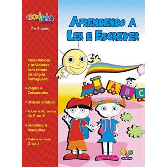 Aprendendo a Ler e Escrever. 7 e 8 Anos - Capa Vermelha - 1