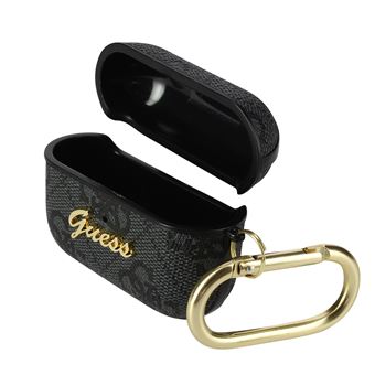 Capa Guess para Airpods Pro | Rígido | Design com Logótipo Gravado em Relevo - Preto - 1