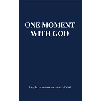 One Moment With God - Christian Prayer Writing Book For Men, Woman, Young Adults - English - Christian Blank Book To Fill In - One Minute, One Sentence Diary For Men, Women And Young Adults - 1
