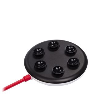 Carregador Rápido Qi DAM com Ventosas | 10W - Preto - 1