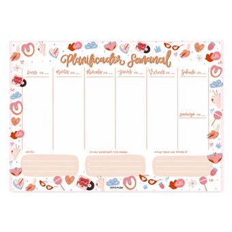 Planificador Semanal Erik Editores Merche Zafor - 1