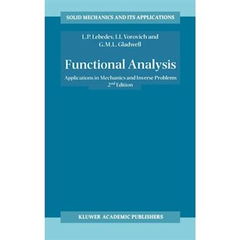 Functional Analysis - Applications in Mechanics and Inverse Problems - Hardback - 2002 - 1