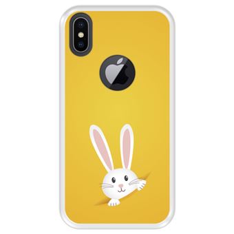 Capa Tpu Hapdey para Iphone X - Xs | Design Coelhinho Da Páscoa - Transparente
