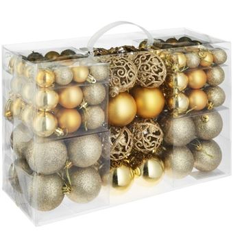 100 bolas de Natal douradas V-REEL S01 | decorações | Dourado - 1