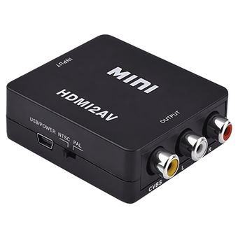 Conversor HDMI para AV V-REEL QT15 | 1080P HD | Preto - 1
