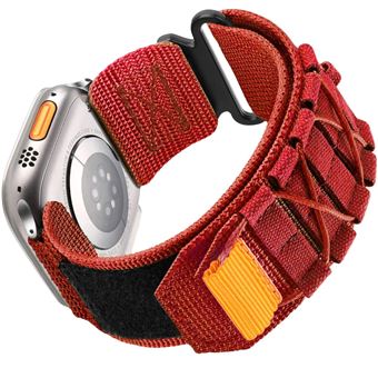 Bracelete Militar em Nylon Antiimpacto | para Apple Watch Ultra 2 | Vermelho - 1