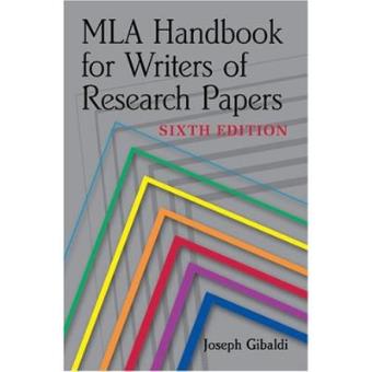 MLA Handbook for Writers of Research Papers - 1